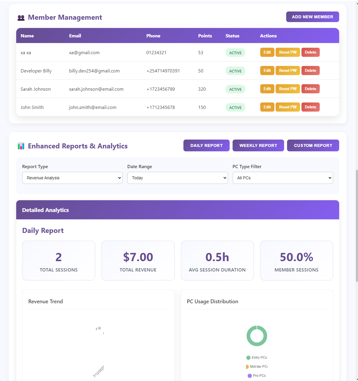 Ego Gaming – Cybercafe Management System