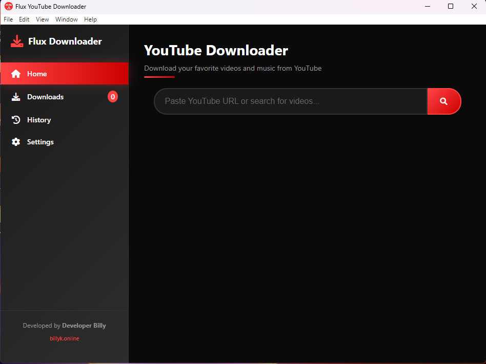Flux Youtube Downloader